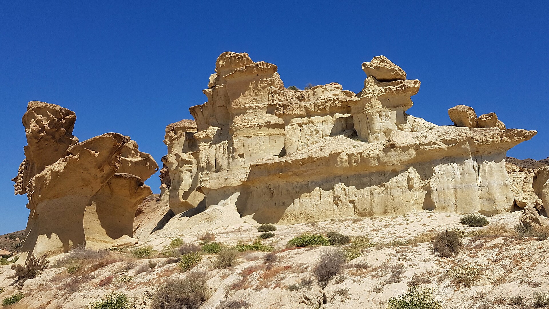 Erosiones de Bolnuevo, Mazarrón