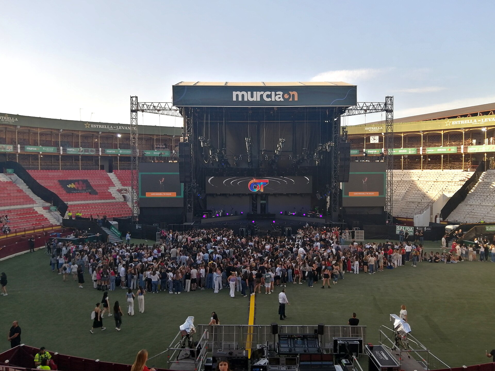 Concierto en la plaza de toros de Murcia