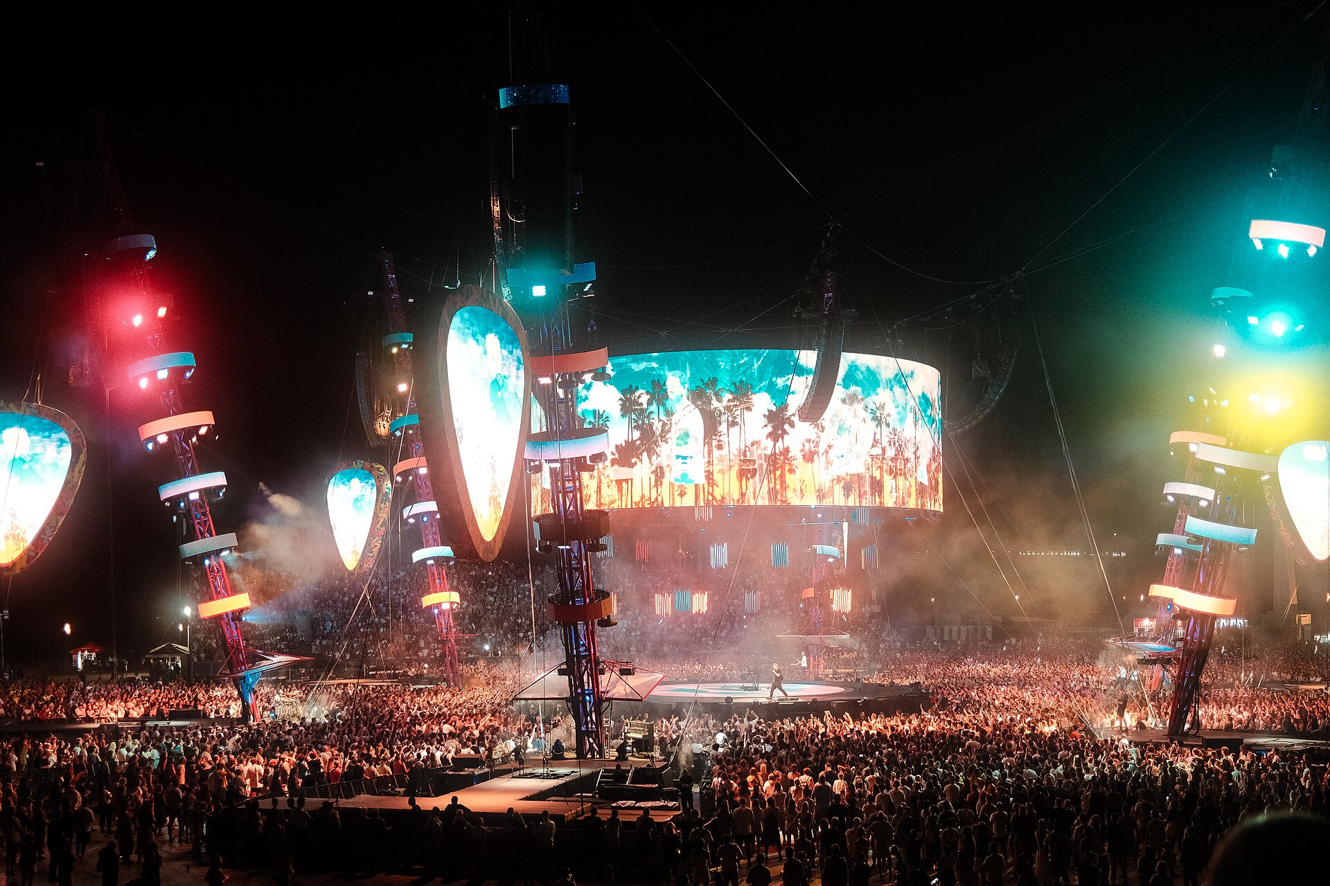 Público en un festival de música